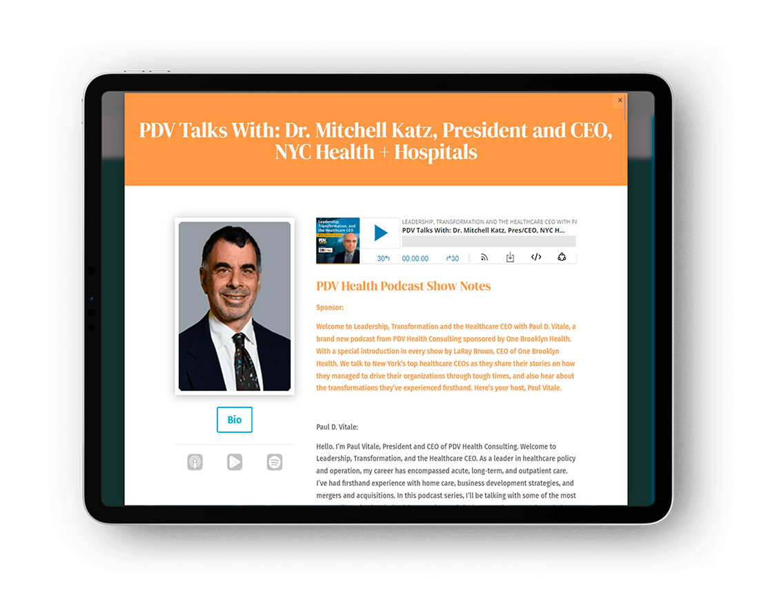 Podcast Dr. Mitchell Katz